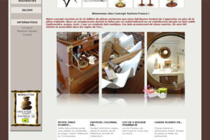 Site e-commerce meubles et décoration