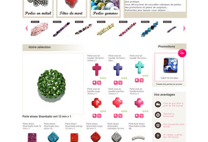 Créer un site e-commerce diy de perles
