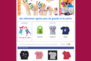 Créer un site e-commerce mode enfant