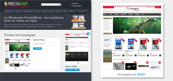 Showcase PrestaShop