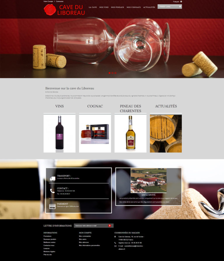 Site e-commerce Liboreau