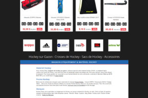 Référencement PrestaShop site e-commerce sport