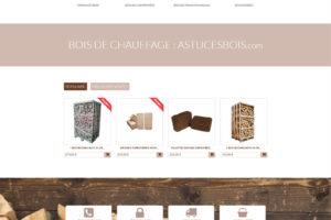 Site e-commerce bois de chauffage