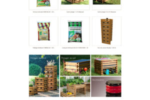 Site e-commerce materiel de jardinage