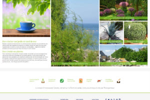 Site e-commerce jardinerie Bretagne