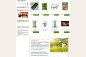 Site e-commerce bio