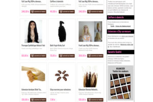 Site e-commerce coiffure
