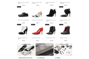 Site e-commerce escarpins