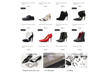 Site e-commerce escarpins