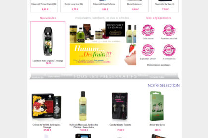 Site e-commerce préservatifs