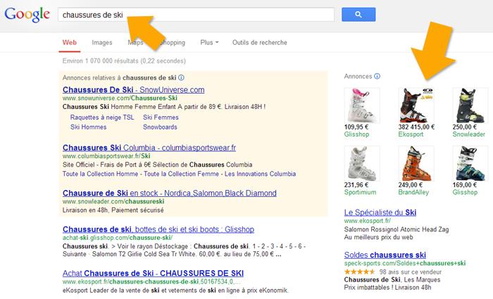 Vendre sur internet avec Google Shopping