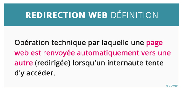 Redirection définition marketing