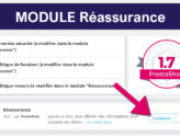 PrestaShop 1.7 reassurance, prestashop garanties sécurité (à modifier dans le module réassurance)