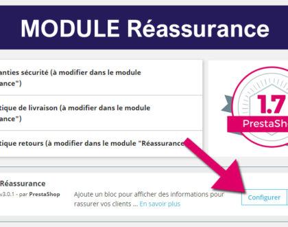 PrestaShop 1.7 reassurance, prestashop garanties sécurité (à modifier dans le module réassurance)