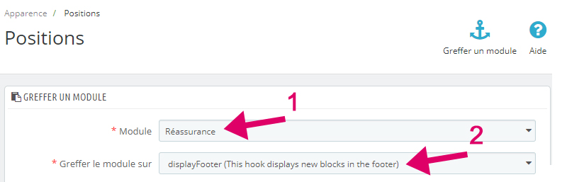 Tuto ajouter bloc réassurance PrestaShop 1.7 dans le footer